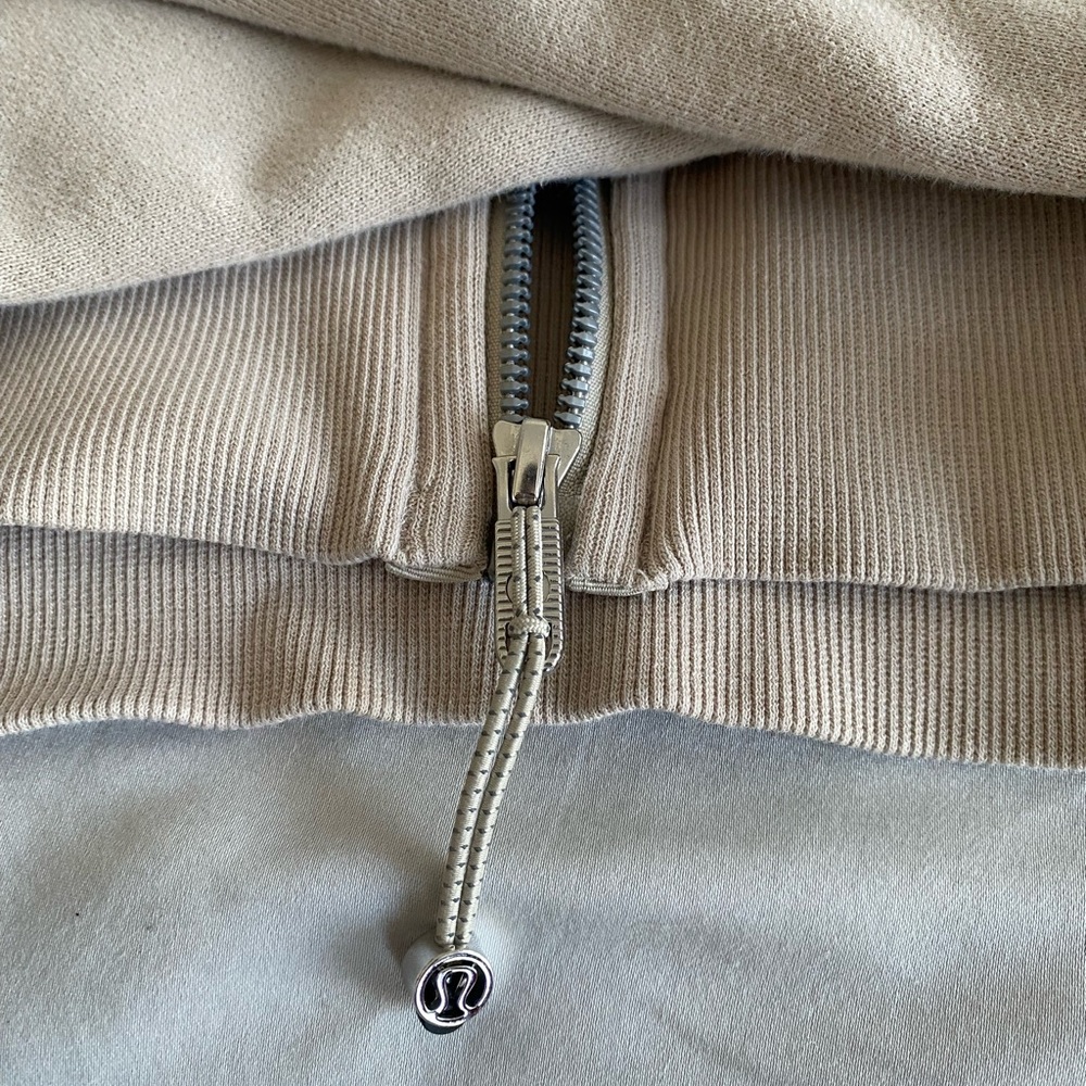 lululemon athletica Cream Zip-Up Hoodie Sweater - Picture 5 of 11